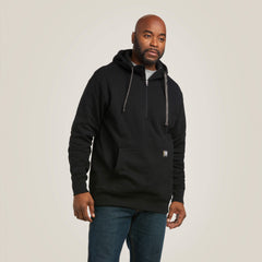 Men Rebar Workman 1/4 Zip Hoodie | Ariat for sale