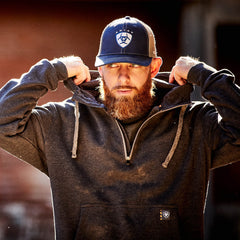 Men Rebar Workman 1/4 Zip Hoodie | Ariat Discount