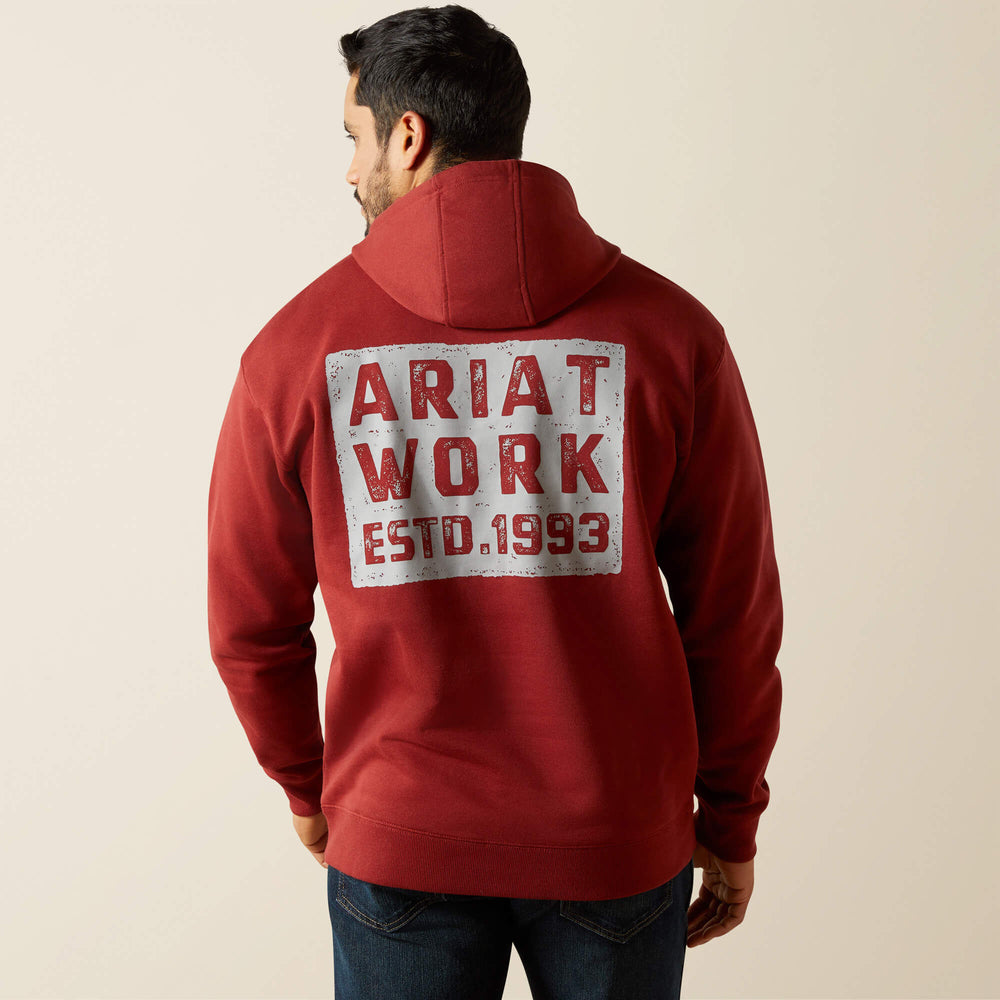 Men Rebar Workman Brickyard Hoodie | Ariat on sale