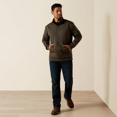 Men Rebar Workman Duracanvas 1/4 Zip Sweatshirt | Ariat us