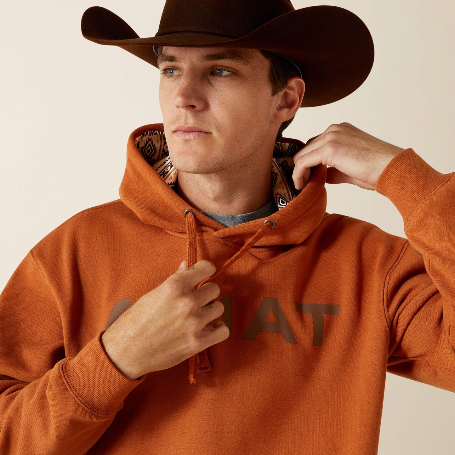 Men Ariat Stitch Shield Logo Hoodie | Ariat near me