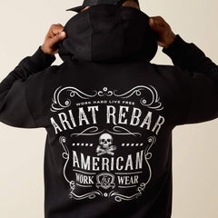 Men Rebar Lightweight Label Full Zip Hoodie | Ariat for sale