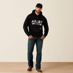 Men Rebar Lightweight Duct Logo Hoodie | Ariat