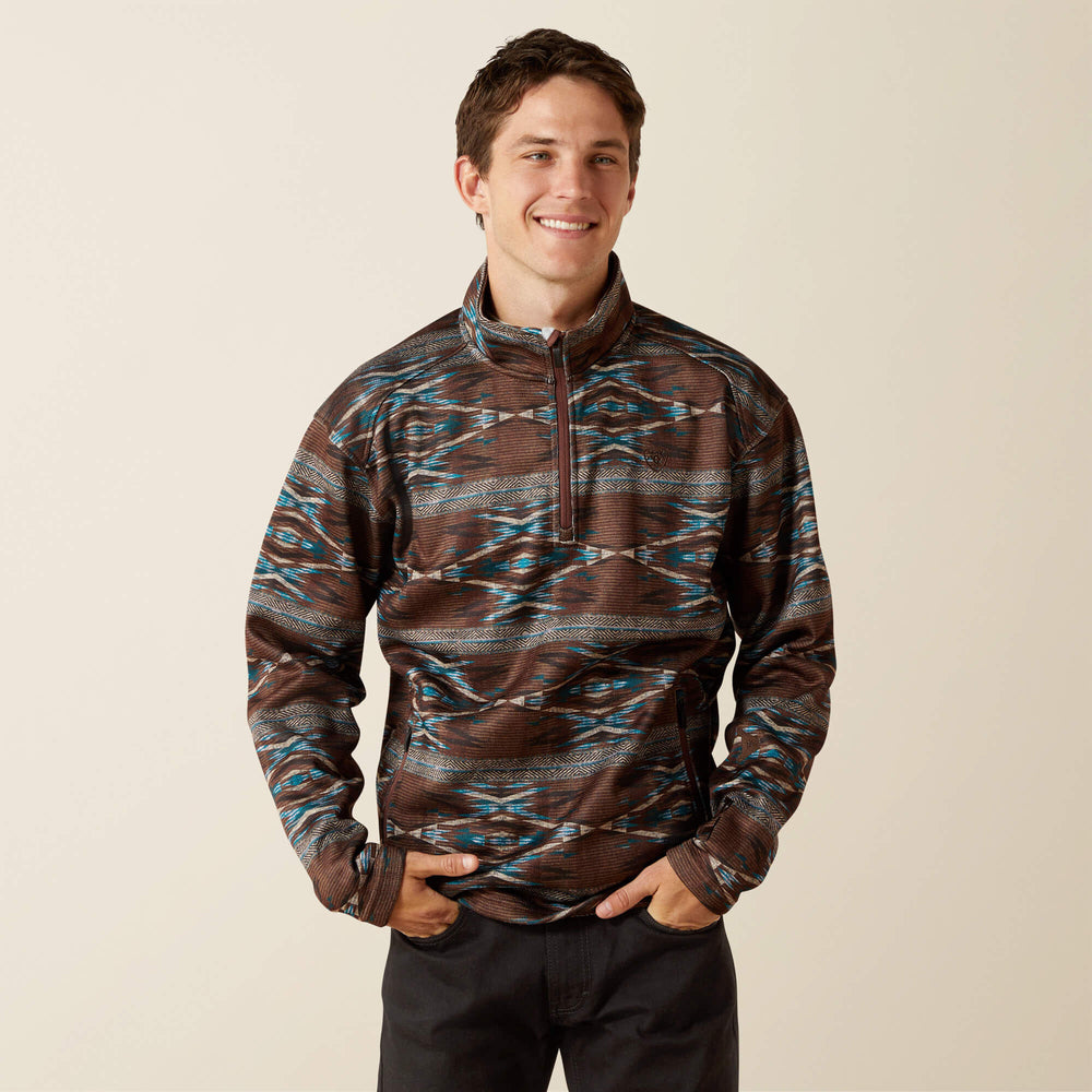 Men Caldwell Logo 1/4 Zip Sweater | Ariat Outlet