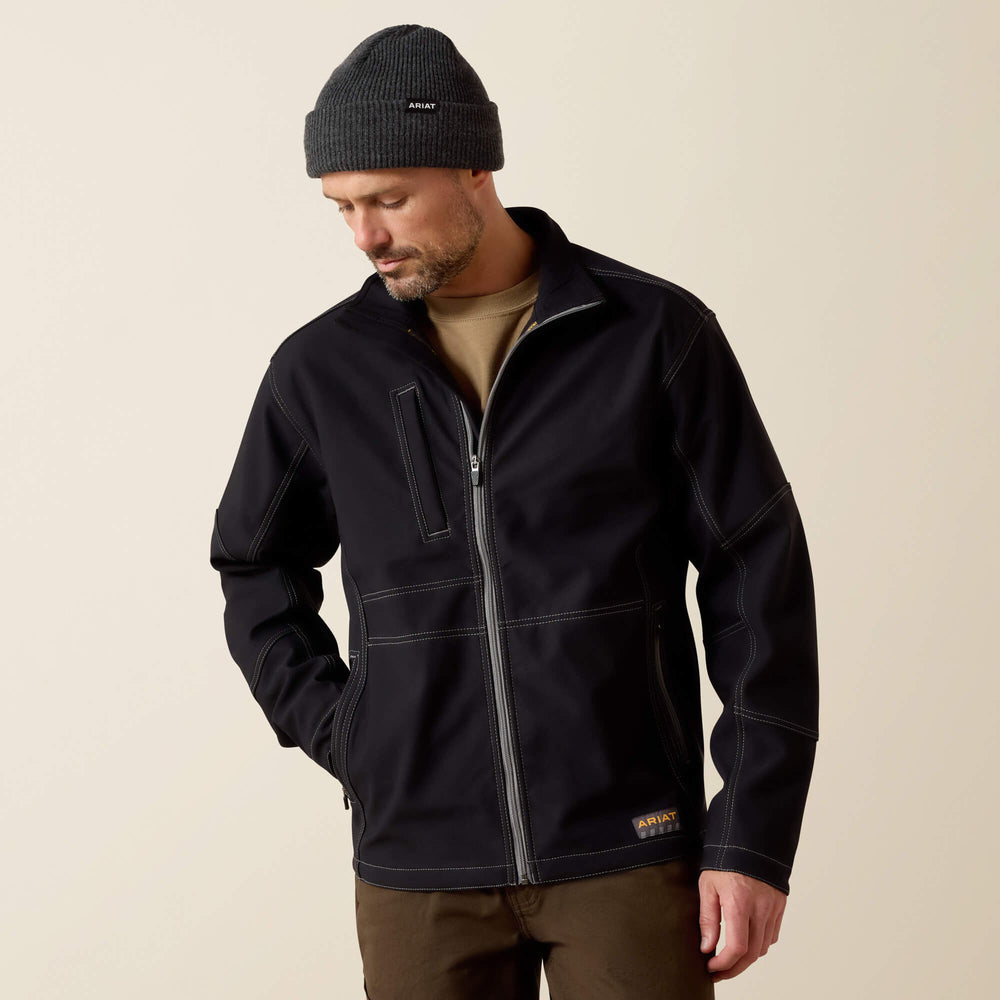Men Rebar Stretch Canvas Softshell Jacket | Ariat on sale