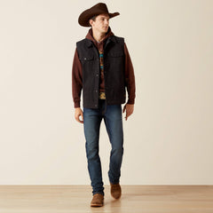 Men Canvas Rancher Vest | Ariat on sale