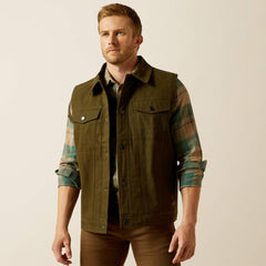 Men Canvas Rancher Vest | Ariat us