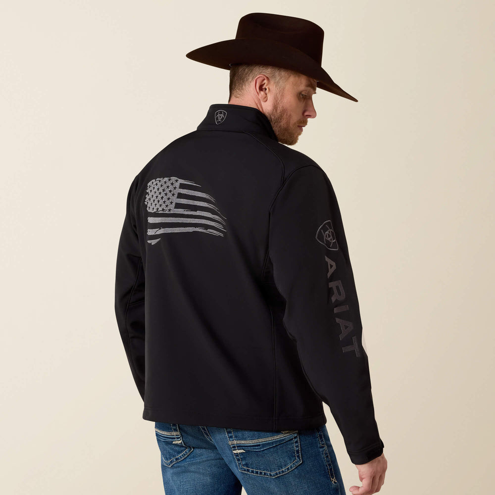 Men Logo 2.0 Patriot Softshell Water Resistant Jacket | Ariat