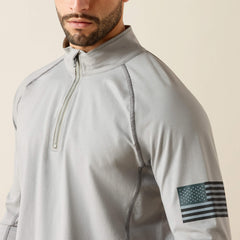 Men FR Combat Stretch Patriot 1/4 Zip Work Shirt | Ariat Outlet