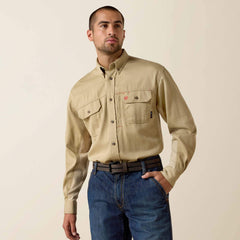 Men FR Solid Vent Work Shirt | Ariat on sale