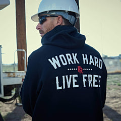Men FR DuraStretch Work Hard Live Free Hoodie | Ariat Discount