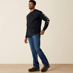 Men FR Roughneck Skull Logo T-Shirt | Ariat us