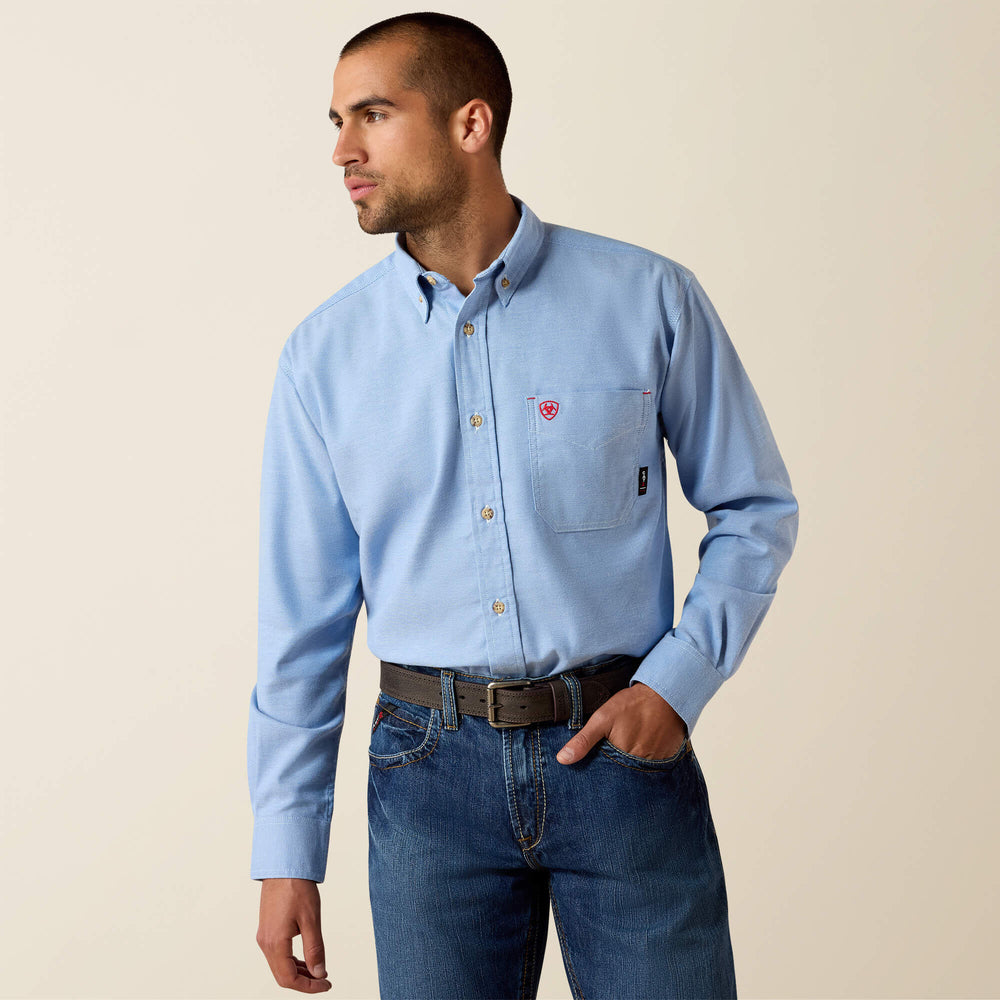 Men FR Solid Twill DuraStretch Work Shirt | Ariat Discount