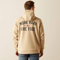 Men FR DuraStretch Work Hard Live Free Hoodie | Ariat