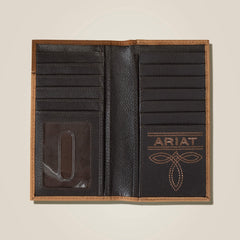 Men Tooled Leather Rodeo Wallet | Ariat for sale