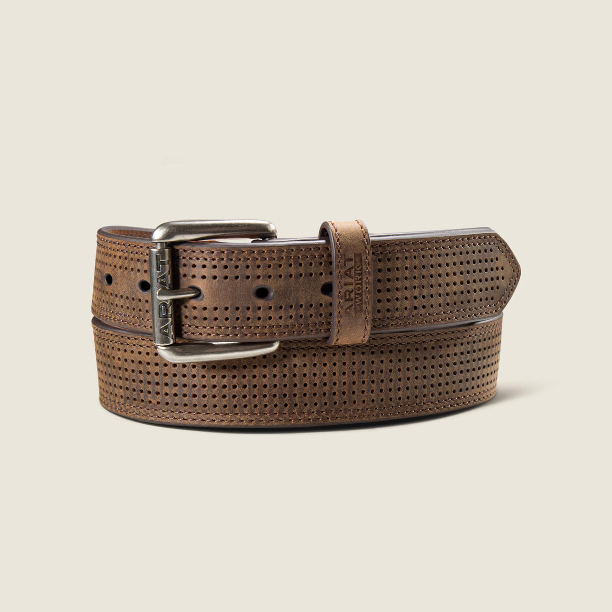 Men Work Perforated Belt | Ariat