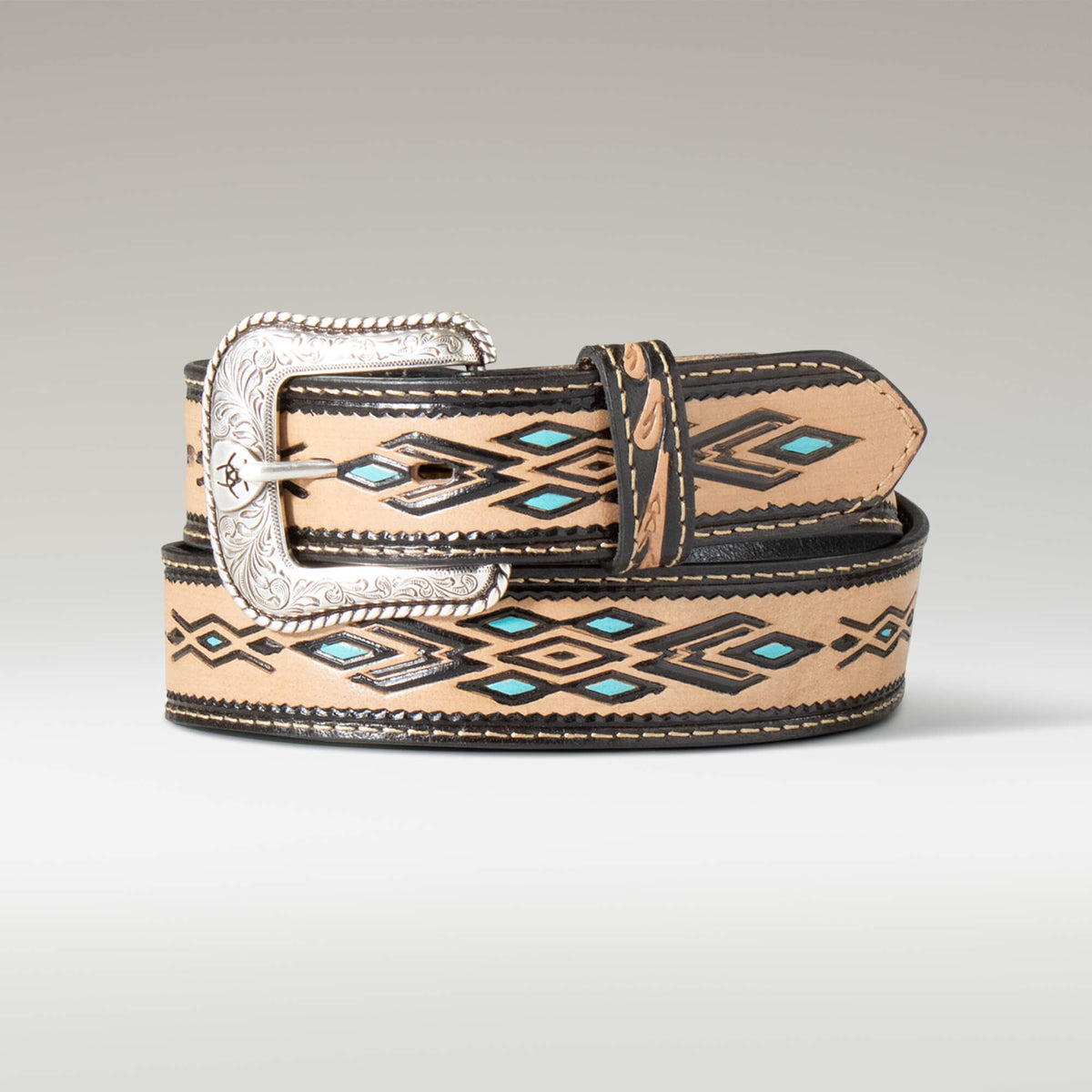 Men Hand Painted Belt | Ariat on sale