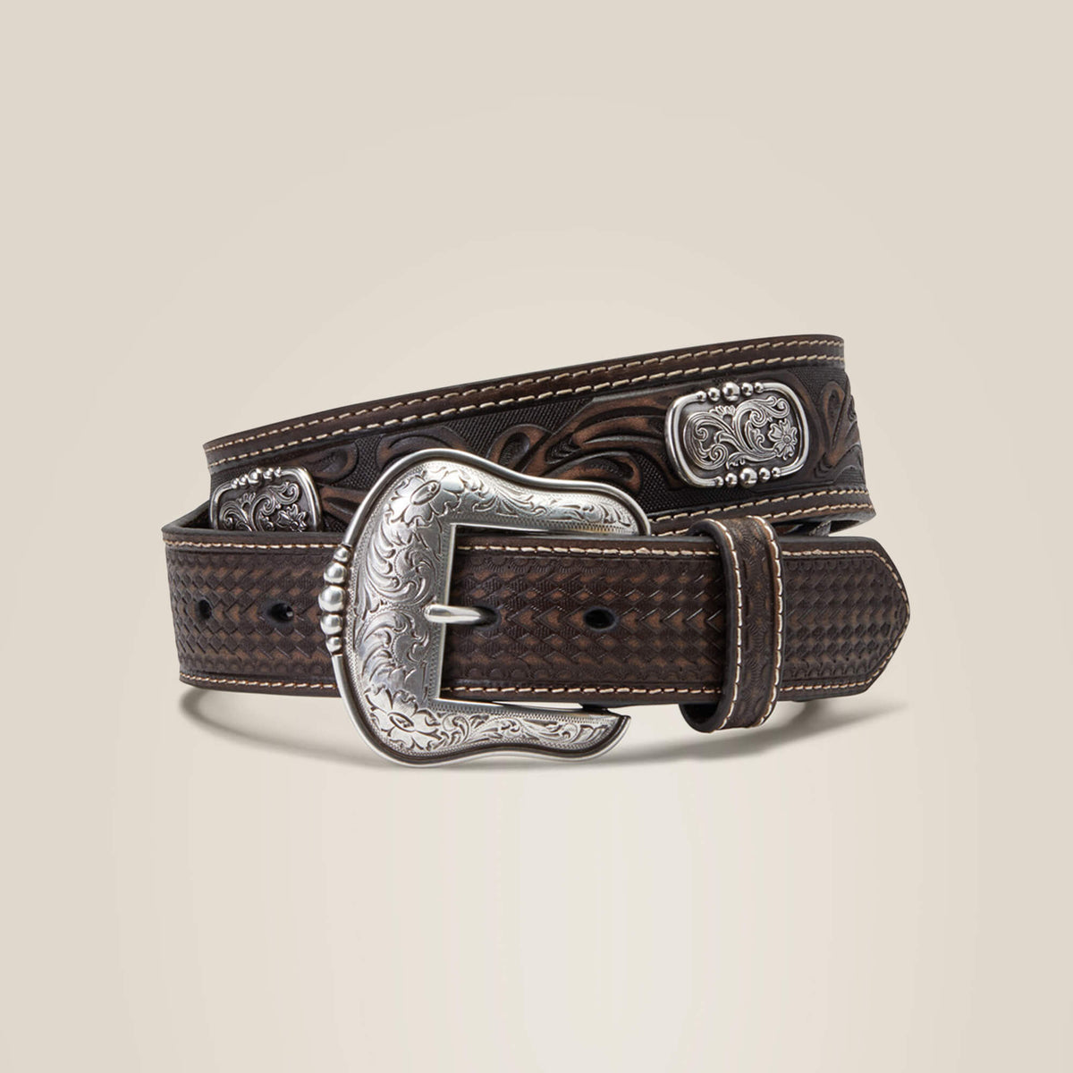Men Filigree Concho Belt | Ariat Online