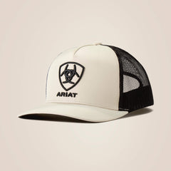 Men Black Logo Patch Cap | Ariat Outlet