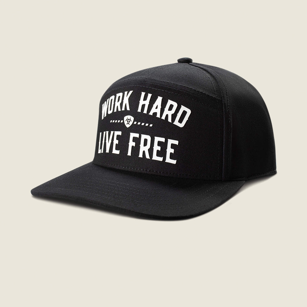 Men Work Hard Live Free Cap | Ariat Online