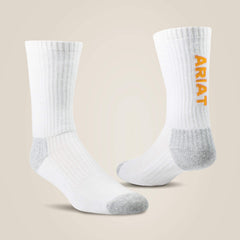 Men|Women Premium Ringspun Cotton Crew Work Sock 3 Pair Pack | Ariat for sale