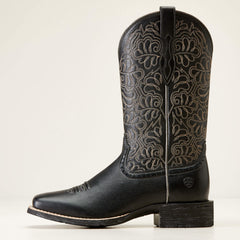 Women Round Up Remuda Wide Square Toe Western Boot | Ariat Discount