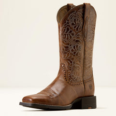 Women|Trends Round Up Remuda Wide Square Toe Western Boot | Ariat Discount