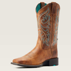 Women Round Up Back Zip Western Boot | Ariat us