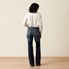 Women|Trends Trouser Mid Rise Stretch Entwined Wide Leg Jean | Ariat Outlet