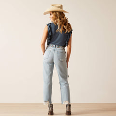 Women|Trends Ultra High Rise Tomboy Straight Jean | Ariat Online