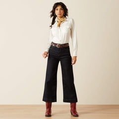 Women|Trends Ultra High Rise Countryside Wide Leg Jean | Ariat for sale