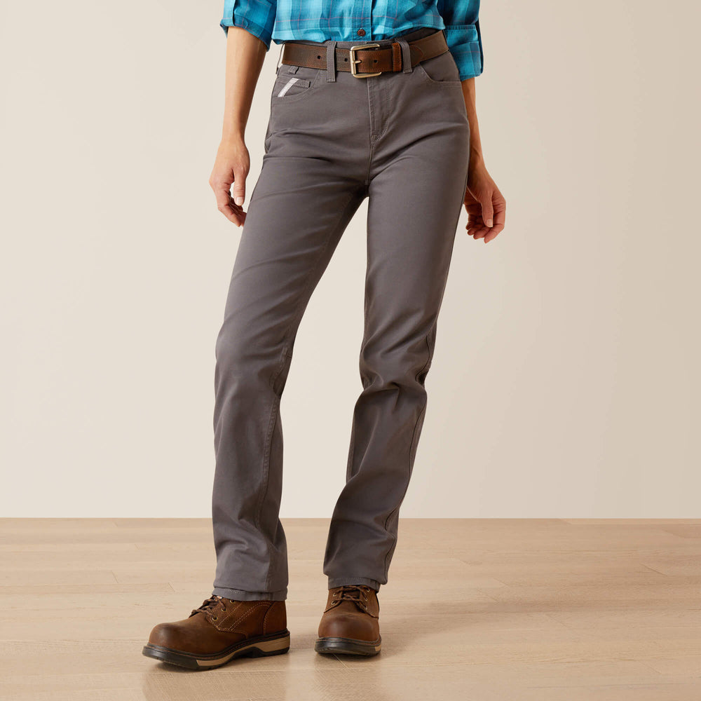 Women Rebar Perfect Rise Made Tough Straight Pant | Ariat Outlet