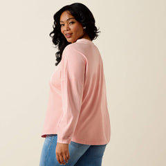 Women Canvas Oversized Long Sleeve T-Shirt | Ariat