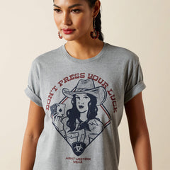 Women Ariat Don't Press Your Luck T-Shirt | Ariat Discount