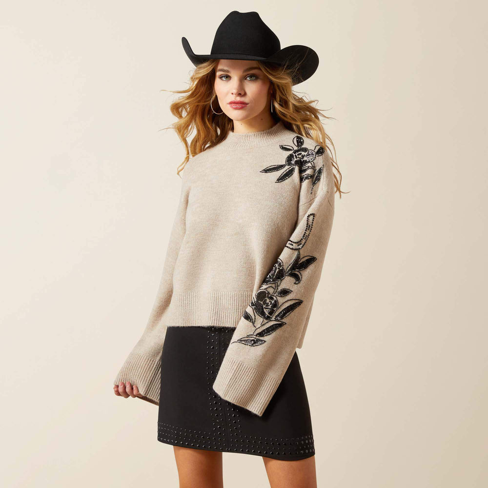 Women All In Embellished Sweater | Ariat Online