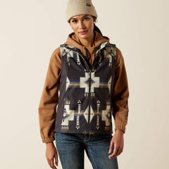 Women Ariat Logo Softshell Print Vest | Ariat us