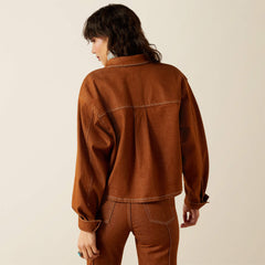 Women|Trends Boxy Cropped Denim Jacket | Ariat near me