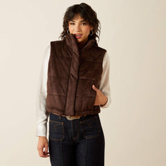 Women|Trends Swirls Faux Leather Vest | Ariat for sale