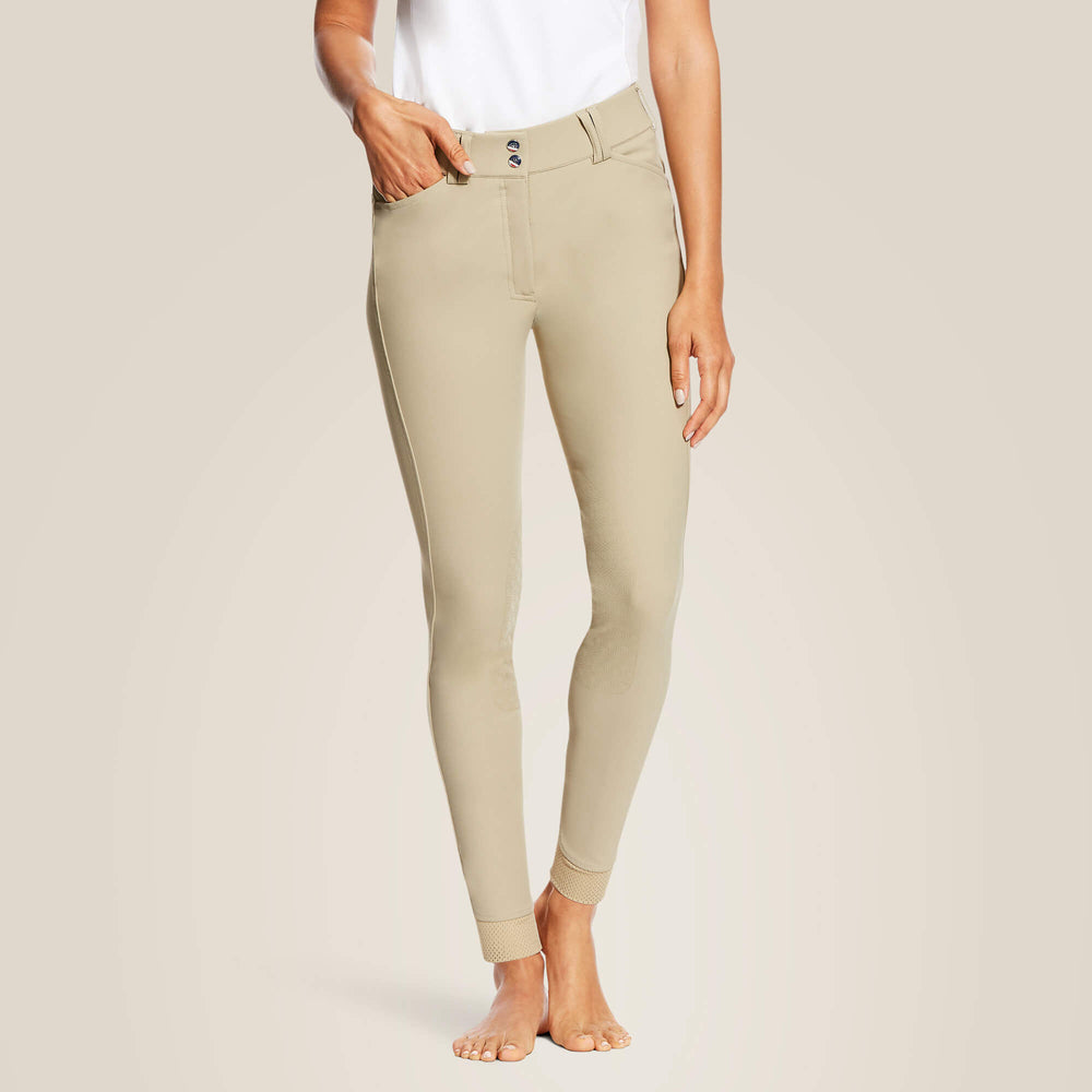 Women|Trends Tri Factor EQ Grip Knee Patch Breech | Ariat on sale