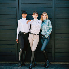 Women|Trends Halo Denim Knee Patch Breech | Ariat us