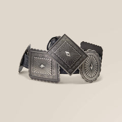 Women Oval and Rectangle Concho Belt | Ariat