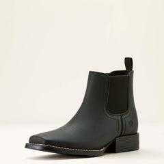 Kids Booker Chelsea Wide Square Toe Western Boot | Ariat Online