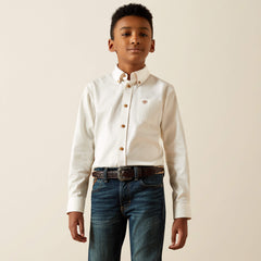 Kids Solid Twill Classic Fit Shirt | Ariat Online
