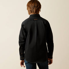 Kids Solid Twill Classic Fit Shirt | Ariat Outlet