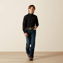 Kids Solid Twill Classic Fit Shirt | Ariat Outlet