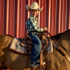 Kids B5 Slim Stretch Legacy Stackable Straight Leg Jean | Ariat for sale