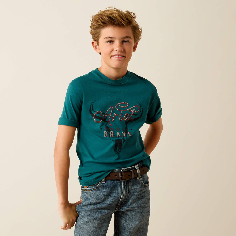 Kids Ariat Cattle Skull Freedom T-Shirt | Ariat