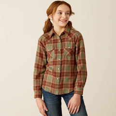 Kids Ava Plaid Shirt | Ariat on sale