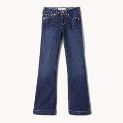 Kids Trouser Mid Rise Stretch Ella Wide Leg Jean | Ariat us