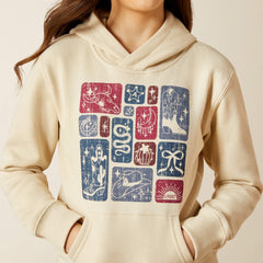 Kids Western Blocks Hoodie | Ariat near me